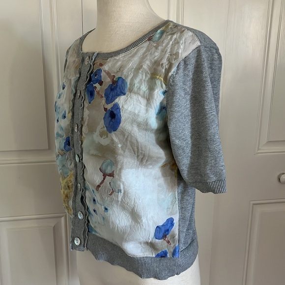 Sundance Cotton & Silk Floral Cardigan - Picture 4 of 7